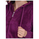 Target Γυναικεία ζακέτα Hoodie Crop Jacket Velour Fuel